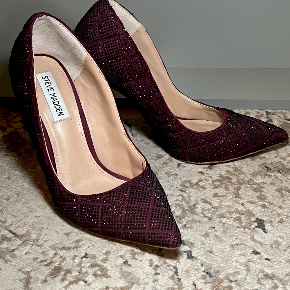 Steve Madden Vala rhinestone heels - worn once